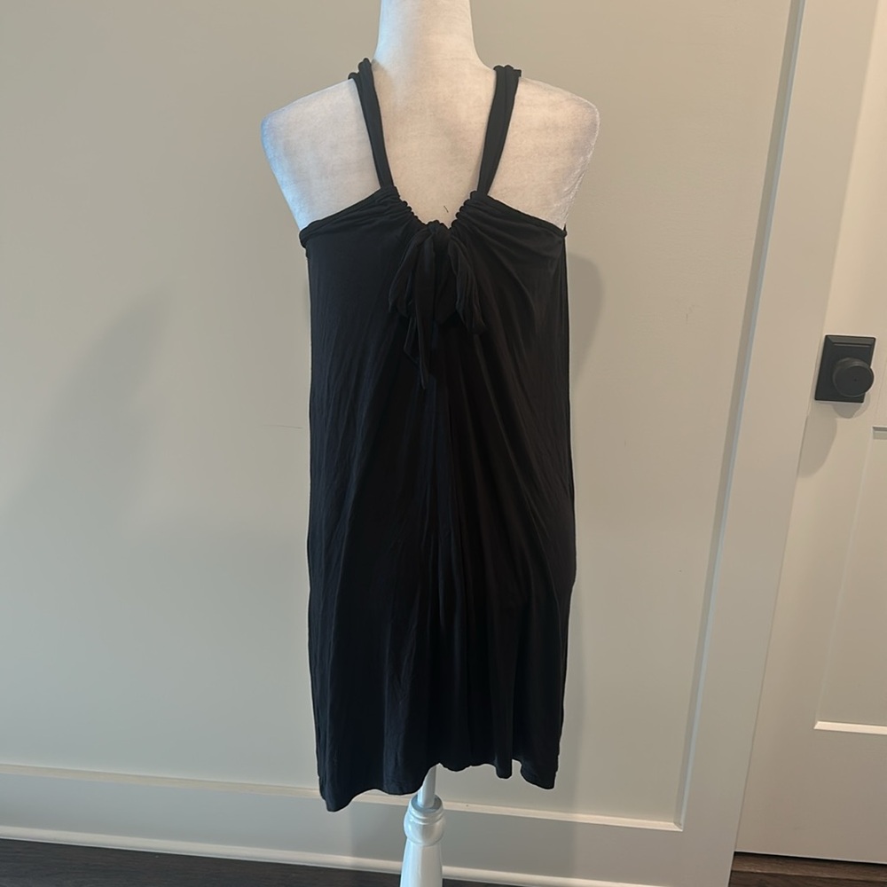 Amour Vert Black Knit Dress Sz M - Picture 4 of 6